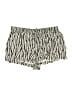 Fourteenth Place Animal Print Ivory Shorts Size 0X - photo 1