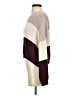 Debut 100% Polyester Color Block Burgundy Pullover Sweater Size M - photo 5