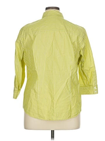 Liz Claiborne 3/4 Sleeve Button-Down Shirt (view 2)
