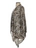 Chico's Animal Print Silver Cardigan Size Sm (0) - photo 5