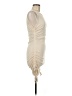 BTFBM Solid Ivory Cocktail Dress Size M - photo 4
