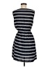 Speed Control 100% Polyester Stripes Blue Casual Dress Size M - photo 2