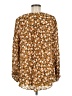 Caffé Marrakesh 100% Rayon Brown Long Sleeve Blouse Size M - photo 2