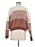 Unbranded 100% Polyester Color Block Brown Pink Pullover Sweater Size M - photo 1