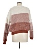 Unbranded 100% Polyester Color Block Brown Pink Pullover Sweater Size M - photo 2