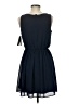 A. Byer 100% Polyester Solid Blue Casual Dress Size M - photo 2