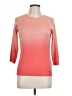 I.N. Studio 100% Acrylic Ombre Orange Pullover Sweater Size L (petite) - photo 1