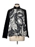 Zenergy by Chico's Graphic Black Track Jacket Size Lg (2) - photo 1