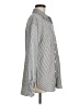 Unbranded Houndstooth Gray Long Sleeve Blouse Size M - photo 4