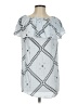steele. 100% Viscose Graphic Gray Casual Dress Size XS - photo 1