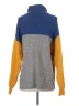 Free People Color Block Gray Turtleneck Sweater Size XS - photo 2