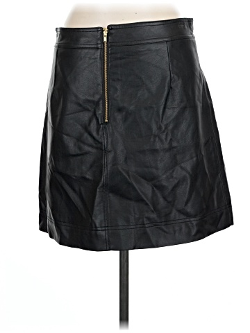 J.Crew Mercantile Faux Leather Skirt (view 2)
