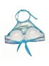 Venus Chevron-herringbone Blue Swimsuit Top Size 8 - photo 2