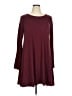 Old Navy Solid Burgundy Casual Dress Size XL - photo 1