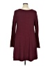 Old Navy Solid Burgundy Casual Dress Size XL - photo 2
