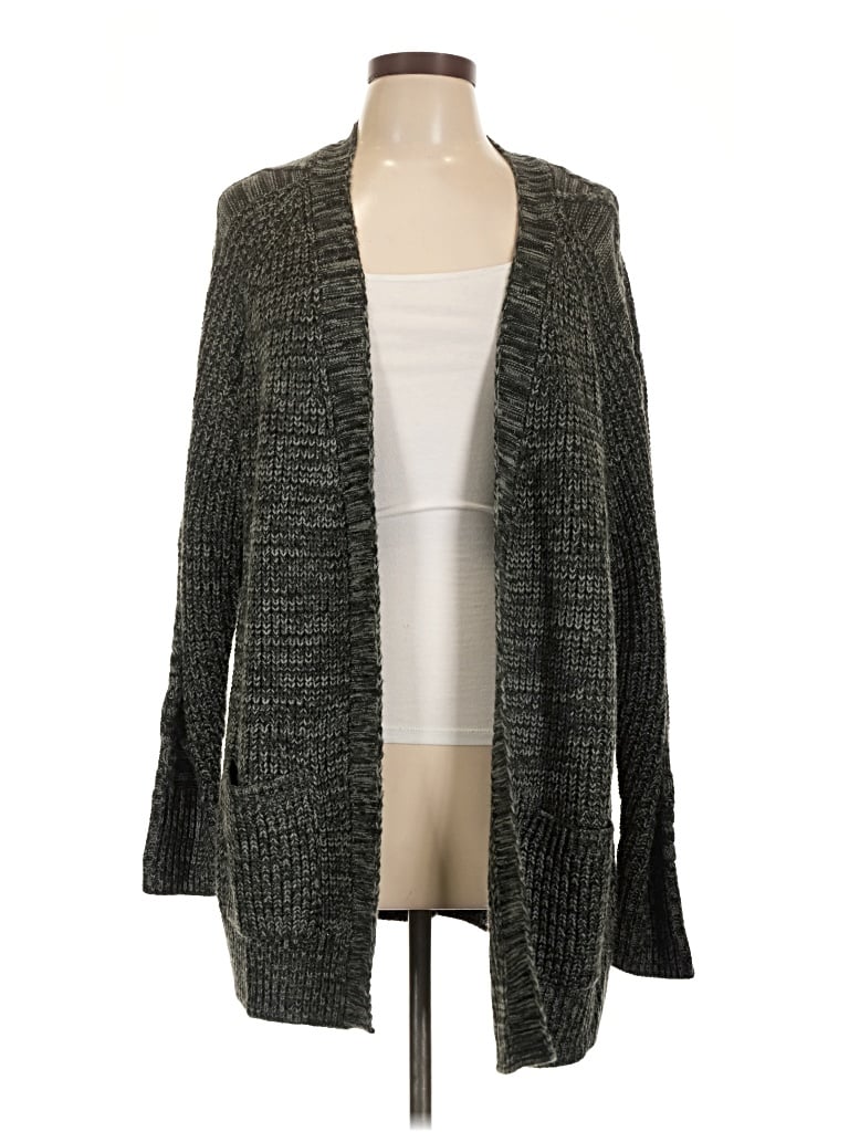 Pre-owned St John Cardigan Sweater In Gray