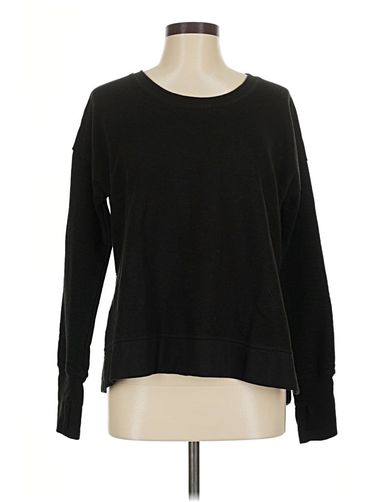 Pre-owned Athletic Works Pullover Sweater In Black