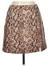 THML Animal Print Brown Tan Casual Skirt Size L - photo 1