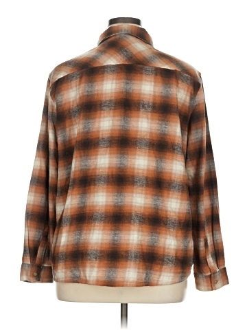 a.n.a. A New Approach Long Sleeve Button-Down Shirt (view 2)