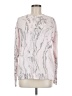 P.J. Salvage Print Silver Pullover Sweater Size M - photo 1