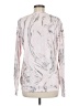 P.J. Salvage Print Silver Pullover Sweater Size M - photo 2