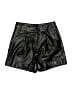 Shein 100% Polyester Metallic Black Shorts Size S - photo 1