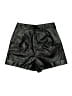 Shein 100% Polyester Metallic Black Shorts Size S - photo 2