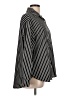 Shein Stripes Black Long Sleeve Blouse Size L - photo 4