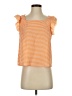 Shein 100% Polyester Checkered-gingham Orange Tank Top Size 4 - photo 1