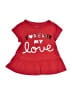 First Impressions 100% Cotton Red Short Sleeve Top Size 6-9 mo - photo 1