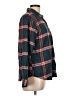 Maurices Plaid Teal Long Sleeve Button-Down Shirt Size L - photo 4