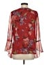 CAbi 100% Polyester Red 3/4 Sleeve Blouse Size S - photo 2