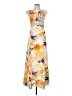 Harlyn 100% Rayon Tropical Orange Casual Dress Size XS - photo 1