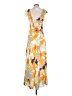 Harlyn 100% Rayon Tropical Orange Casual Dress Size XS - photo 2