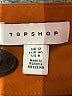 Topshop 100% Polyester Orange Casual Pants Size 8 - photo 7