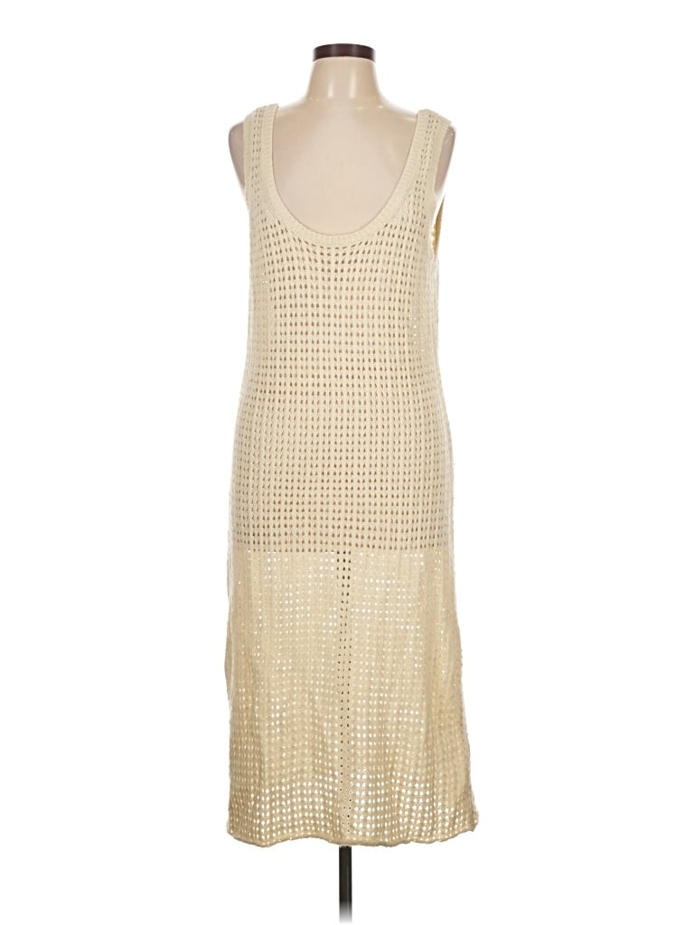 Pre-owned 4th & Reckless Casual Dress In White