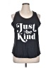 Instant Message Gray Tank Top Size 1XEstimated - photo 1