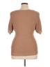 Unbranded 100% Polyester Tan Short Sleeve Top Size 3X - photo 2