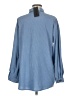 Jolie & Joy 100% Polyester Blue Long Sleeve Blouse Size M - photo 2