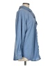 Jolie & Joy 100% Polyester Blue Long Sleeve Blouse Size M - photo 4