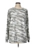 Caslon Camo Silver Sweatshirt Size L - photo 1