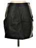 Lab 100% Leather Solid Black Leather Skirt Size EU 36 / US 6 - photo 1