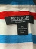 Rouge 100% Rayon Stripes White Short Sleeve Button-Down Shirt Size 1X - photo 6