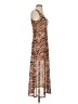Louna Animal Print Brown Ivory Cocktail Dress Size S - photo 4