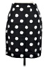 Ann Taylor LOFT Polka Dots Black Formal Skirt Size 0 - photo 2
