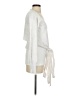 Dee Elly 100% Nylon White Gray Cardigan Size S (estimated) - photo 4