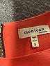 Monteau 100% Polyester Color Block Orange Casual Dress Size S - photo 7