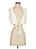 Zara Ivory Tuxedo Vest Size S - photo 1