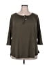 Fred David Green 3/4 Sleeve Blouse Size 2X - photo 1