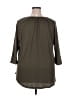 Fred David Green 3/4 Sleeve Blouse Size 2X - photo 2